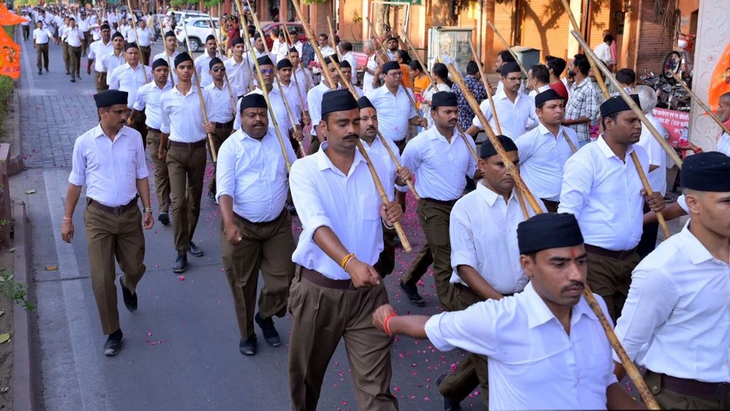 Panchayat Development Officer suspended, RSS march, Raichur news,
