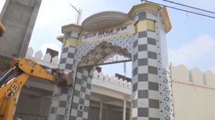 sambhal police news | bulldozer action | up police