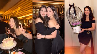 Sara Tendulkar 28th birthday celebration saaniya chandhok black dress beautiful pictures sachin tendulkar daughter