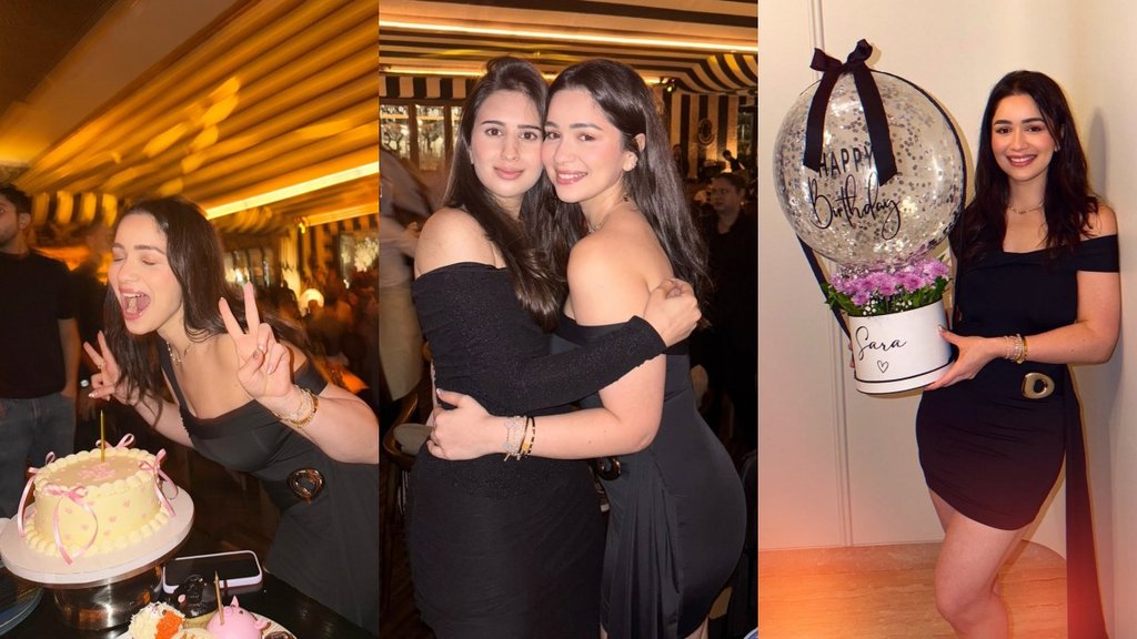 Sara Tendulkar 28th birthday celebration saaniya chandhok black dress beautiful pictures sachin tendulkar daughter
