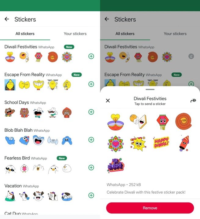 Diwali WhatsApp Stickers 2025