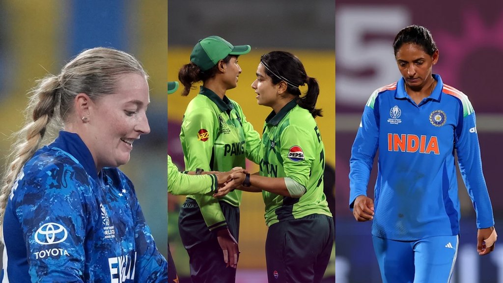 Womens World Cup 2025 Points table England becomes number 1 pakistan opens account Team India Semifinal Race Danger PAK W vs ENG W
