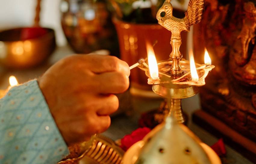 Spiritual rituals Aarti