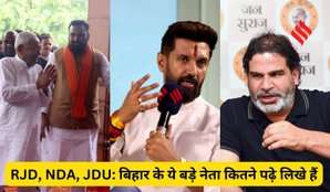 RJD, NDA and JDU top Leaders Education