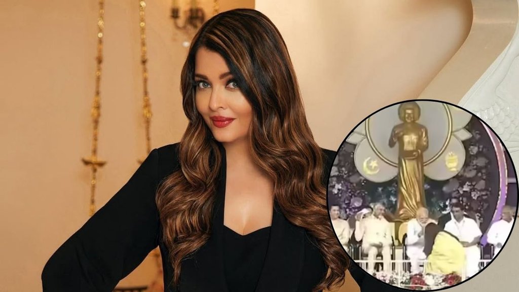 Aishwarya Rai PM Modi, Sathya Sai Baba 99th Jayanti, Puttaparthi event Aishwarya Rai PM Modi, Sathya Sai Baba 99th Jayanti, Puttaparthi event