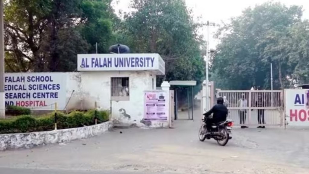 Al Falah University, Association of Indian Universities Delhi Blast, red fort blast Al Falah University