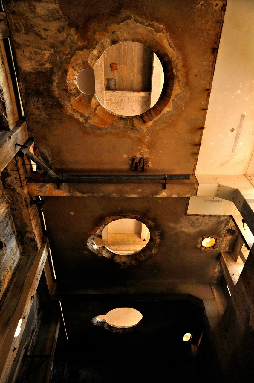 Ancient flush toilet