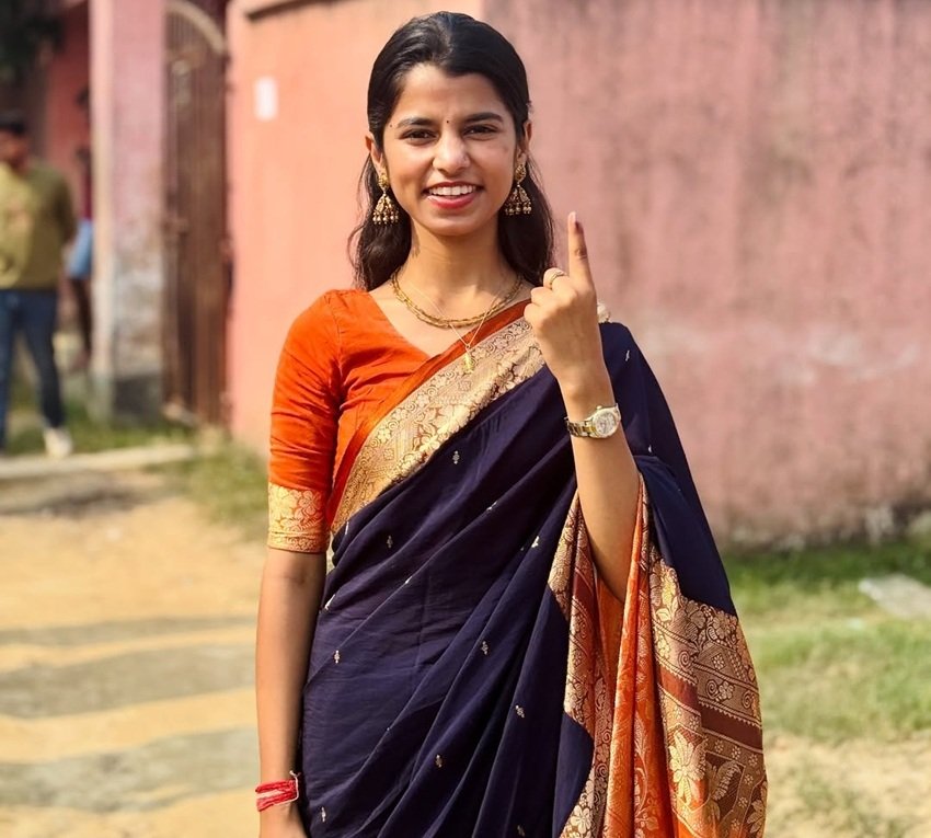 BJP candidate Maithili Thakur