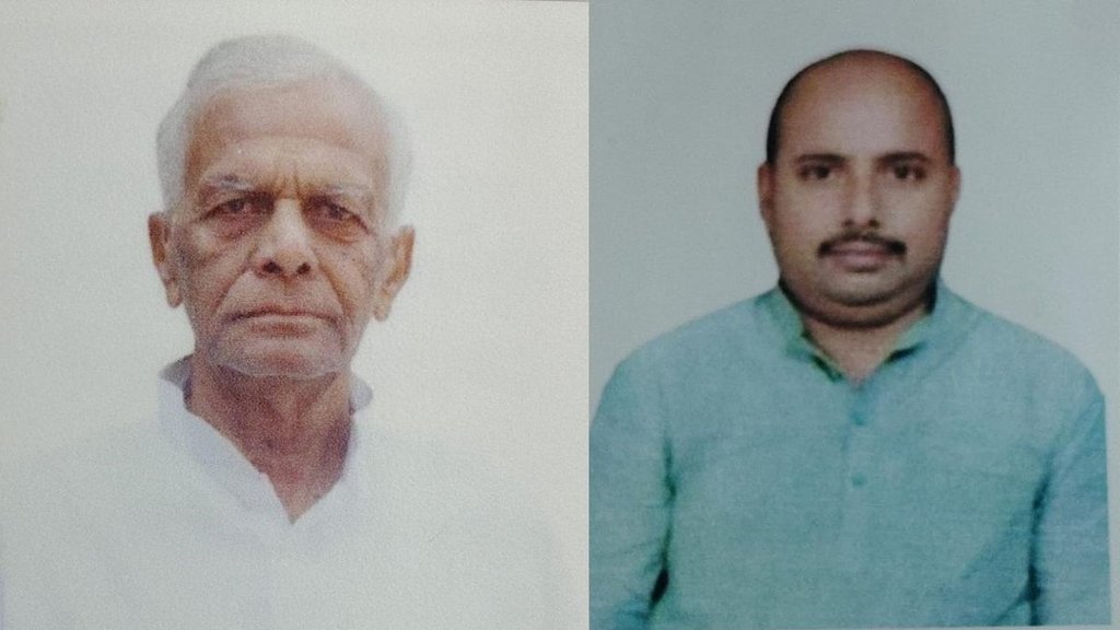 बिहार के बेलदौर सीट से जेडीयू उम्मीदवार पन्ना लाल पटेल और कांग्रेस उम्मीदवार मिथिलेश कुमार निषाद। (फोटो-eci.gov.in)