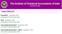 सीए सितंबर सेशन का रिजल्ट जारी, icai.nic.in पर Direct Link से ऐसे चेक करें परिणाम