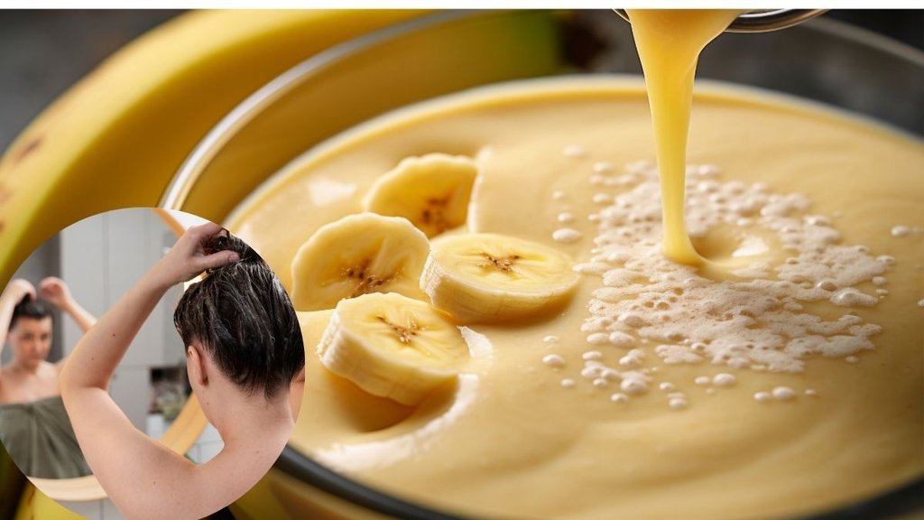 How to make a honey and banana hair mask | DIY Honey–Banana Hair Mask | Kela shahad ka hair mask kaise banaye