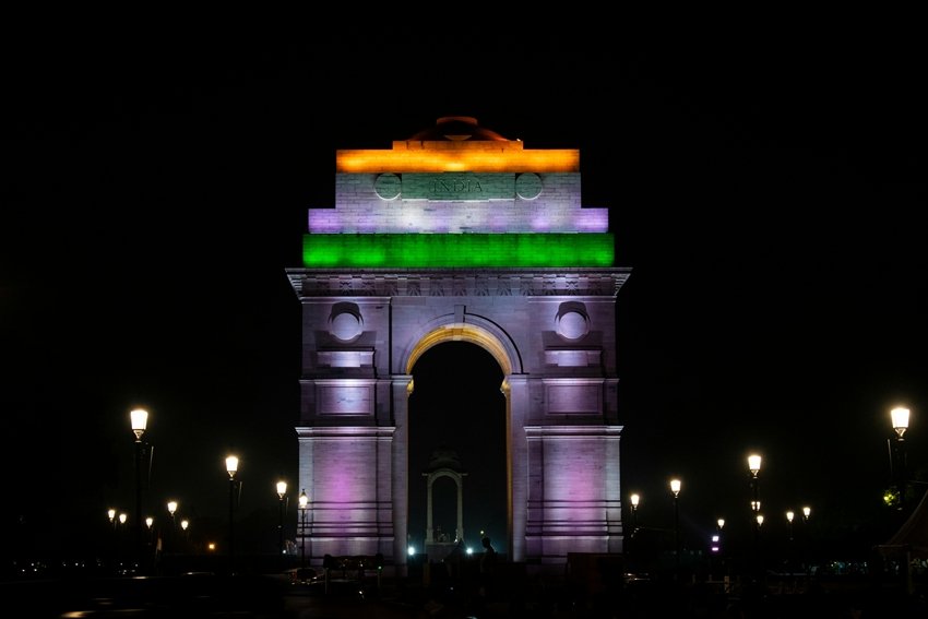 Designed by Sir Edwin Lutyens, India Gate Stands 42 Meters Tall in the Heart of New Delhi
