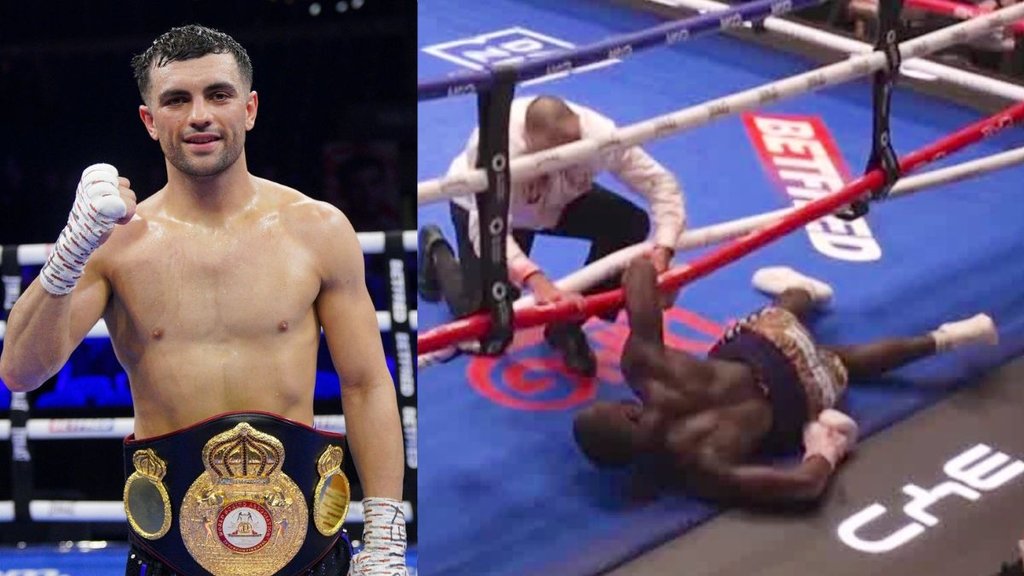 Ekow Essuman injury, Jack Catterall fight controversy, Essuman knocked out of ring Ekow Essuman injury, Jack Catterall fight controversy, Essuman knocked out of ring