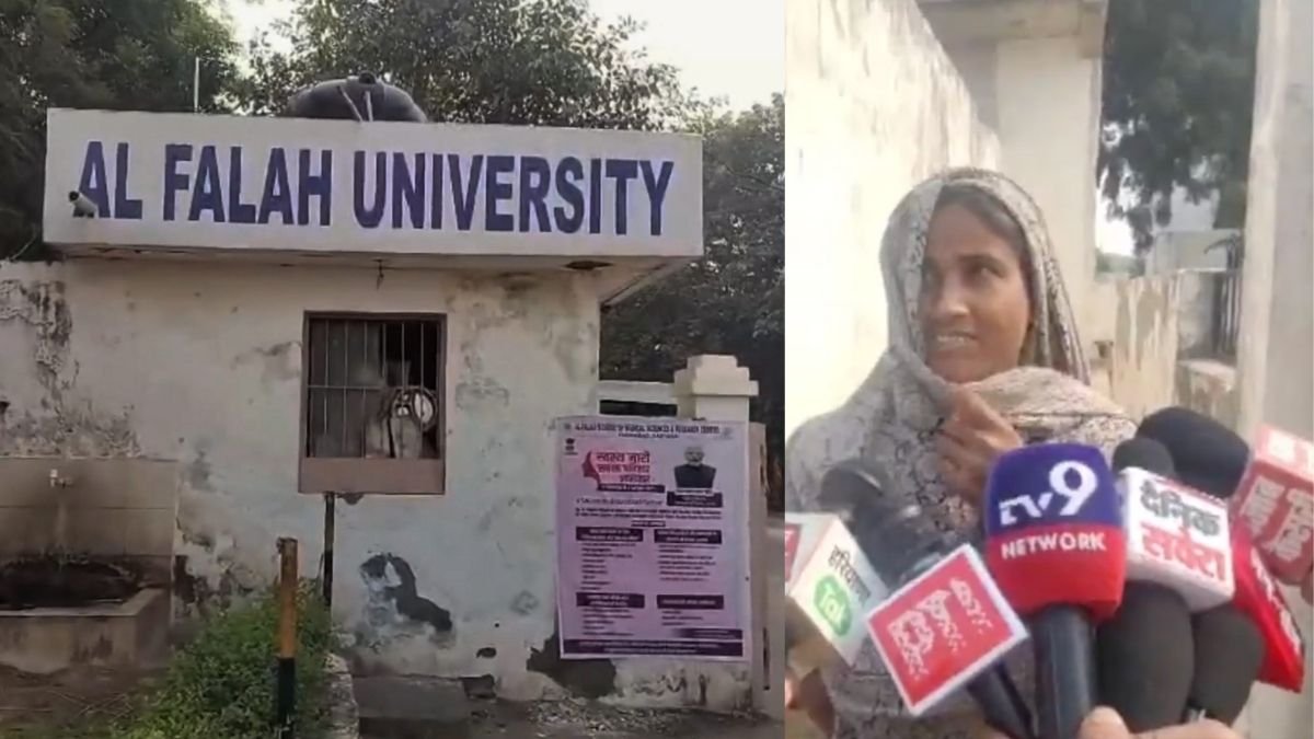 police came and took away imam sahab while he was eatinng food says his wife also talks about kashmiri doctor Muzammil namaz - 'पुलिस आई और इमाम साहब का हाथ पकड़कर ले