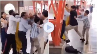Delhi Metro, Viral Video, Fight Video, Delhi Metro Fight Video Viral, Rohini West Metro Station,
