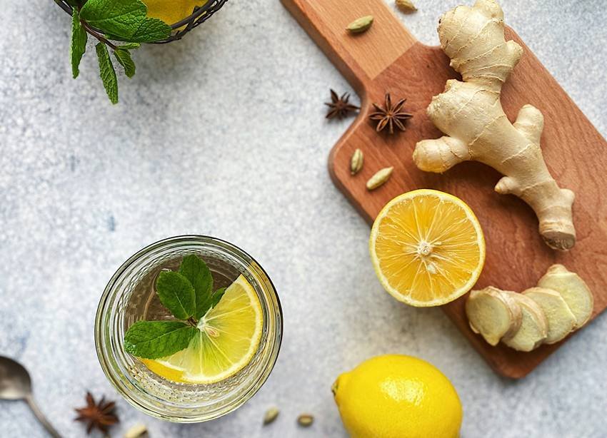 ginger tea in winter