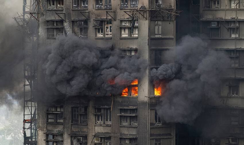 Hong Kong apartment fire