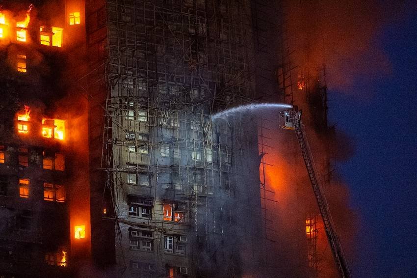 cause of Hong Kong fire