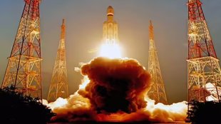 ISRO LVM3-M5 Rocket Launch with GSAT-7R Satellite
