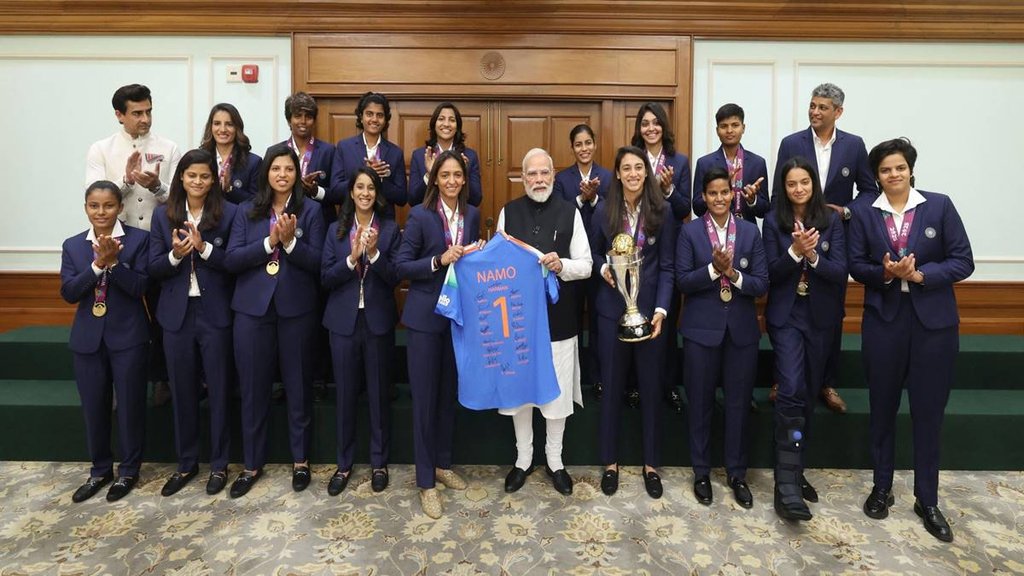 Harmanpreet Kaur, PM Modi, Deepti Sharma, Amanjot Kaur, Indian women cricket team, Womens Wrold Cup 2025, हरमनप्रीत कौर, पीएम मोदी, भारतीय महिला क्रिकेट टीम Harmanpreet Kaur, PM Modi, Deepti Sharma, Amanjot Kaur, Indian women cricket team, Womens Wrold Cup 2025, हरमनप्रीत कौर, पीएम मोदी, भारतीय महिला क्रिकेट टीम