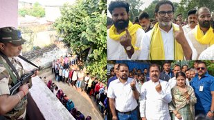 Long queues at polling stations mark the final phase of Bihar Assembly polls