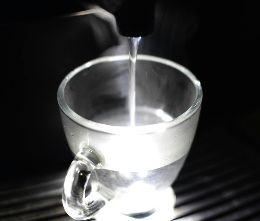 Lukewarm water in winter