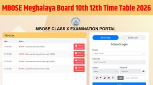 MBOSE Exam 2026, Meghalaya Board Datesheet 2026, MBOSE SSLC Timetable 2026, MBOSE HSSLC Timetable 2026, Meghalaya Board Exam 2026, MBOSE 10th Exam Date 2026