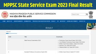 MPPSC Final Result 2023, MPPSC State Service Exam 2023, MPPSC Final Result 2023, MPPSC Group A B Result, MPPSC Result 2025, MPPSC SSE 2023 Result