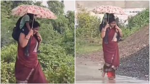 Viral Video, Trending Video, Mother Carries Daughter, Mother and daughter video