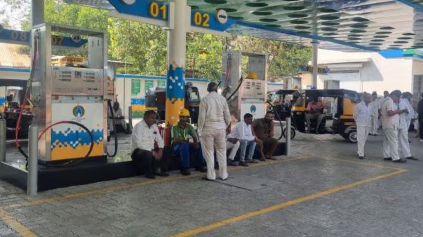 mumbai cng crisis, mumbai cng shortage, mumbai autorickshaws