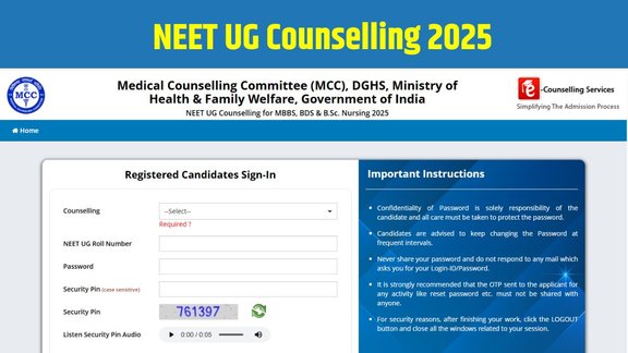 NEET UG Counselling 2025, MCC NEET UG Choice Filling, NEET UG Stray Vacancy Round