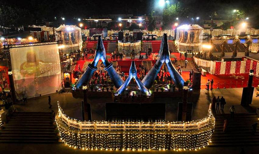 Ghats Aerial View on Dev Deepawali