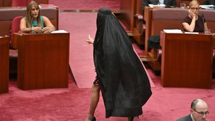 Who is Pauline Hanson, pauline hanson wears burka, senate shut down pauline hanson,