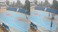 प्रैक्टिस के दौरान शरीर पर गिरा पोल, कोर्ट में ही हो गई नेशनल लेवल बास्केट बॉल प्लेयर की मौत, दर्दनाक Video हो रहा Viral