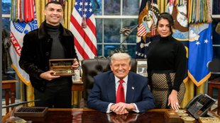 Cristiano Ronaldo, Donald Trump, Golden Key, United States President Donald Trump, White House, Portugal superstar Cristiano Ronaldo