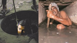 manual scavenging India, AI sewer cleaning, sewer worker deaths