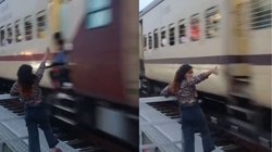 रील की इतनी भी क्या दीवानगी? धड़धड़ाती आ रही रेल को हाथ से छूने की कोशिश करती दिखी युवती, Viral Video देख यूजर्स ने ऐसे किया रिएक्ट