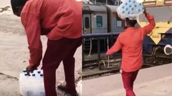 रेलवे स्टेशन पर मिलरल वाटर की जगह बोलत में भरा नल का गंदा पानी और यात्रियों को बेचने चल पड़ा वेंडर, Viral Video देख भड़के यूजर्स