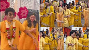 Smriti Mandhana, Palash Muchhal, Smriti Mandhana Marriage, Smriti Mandhana Haldi Ceremony, Smriti Mandhana Photos, Indian Women Cricketers, Smriti Mandhana Video, Smriti Mandhana Palash Muchhal Video, Palak Muchhal