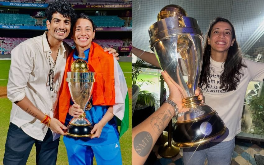 Mandhana victory celebration