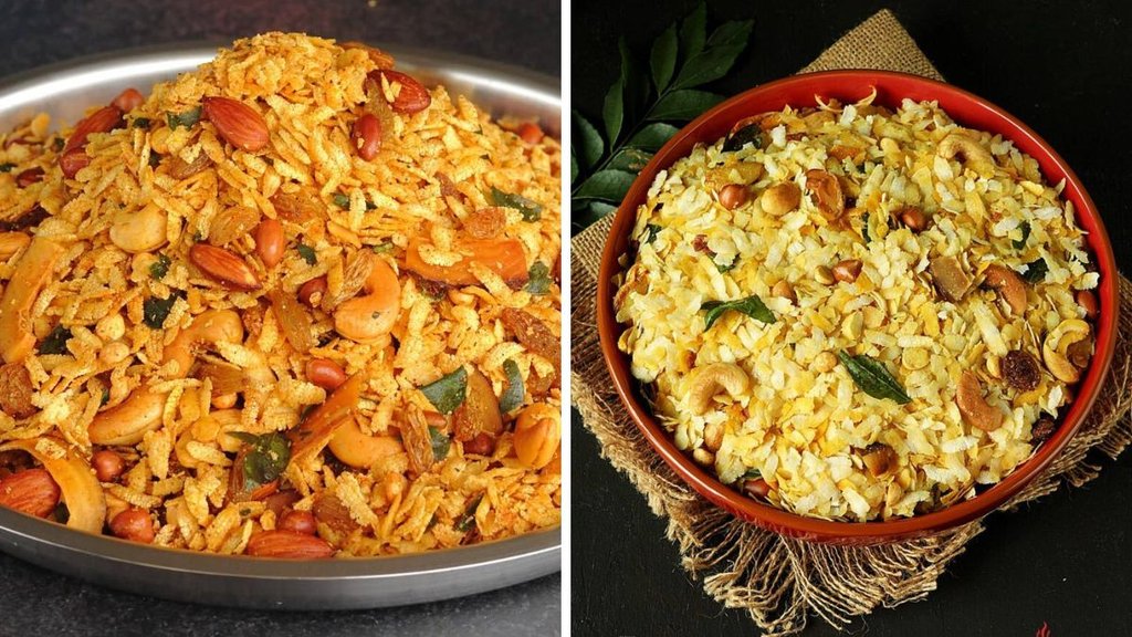 Sweet Poha, Sweet Poha Recipe , Poha Recipe for breakfast