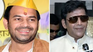Bihar Assembly Elections 2025, JJD chief Tej Pratap Yadav, Ravi Kishan met Tej Pratap Yadav