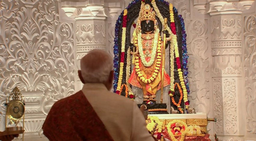 UP CM Yogi Adityanath We Promised, Ram Lalla, We Have Arrived The Temple Stands