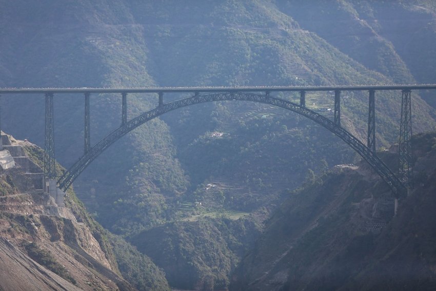 Highest railway bridge India