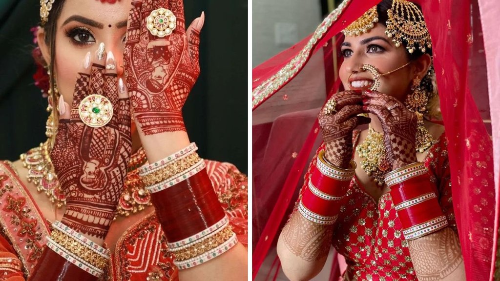 पंजाबी चूड़ा डिजाइन्स। फोटो: Pinterest