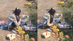 हाय री गरीबी! कचरे की ढेर से जूठन उठाकर खाती दिखी बच्ची, मध्य प्रदेश से सामने आई भूख की दर्दनाक तस्वीर, देखकर हो जाएंगे भावुक