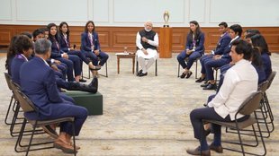 Watch Video, Amol Mazumdar, PM Modi, women's cricket team