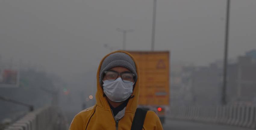 toxic air protecting mask