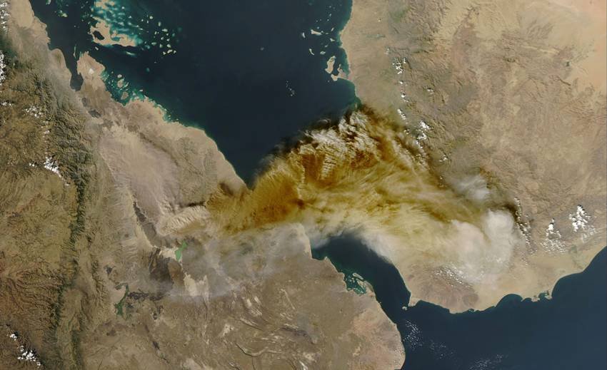 how many years after Ethiopia volcano erupted