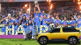 Womens World Champion Indian Cricket Team to get Tata Sierra Newly launch car tata motors announce for each player